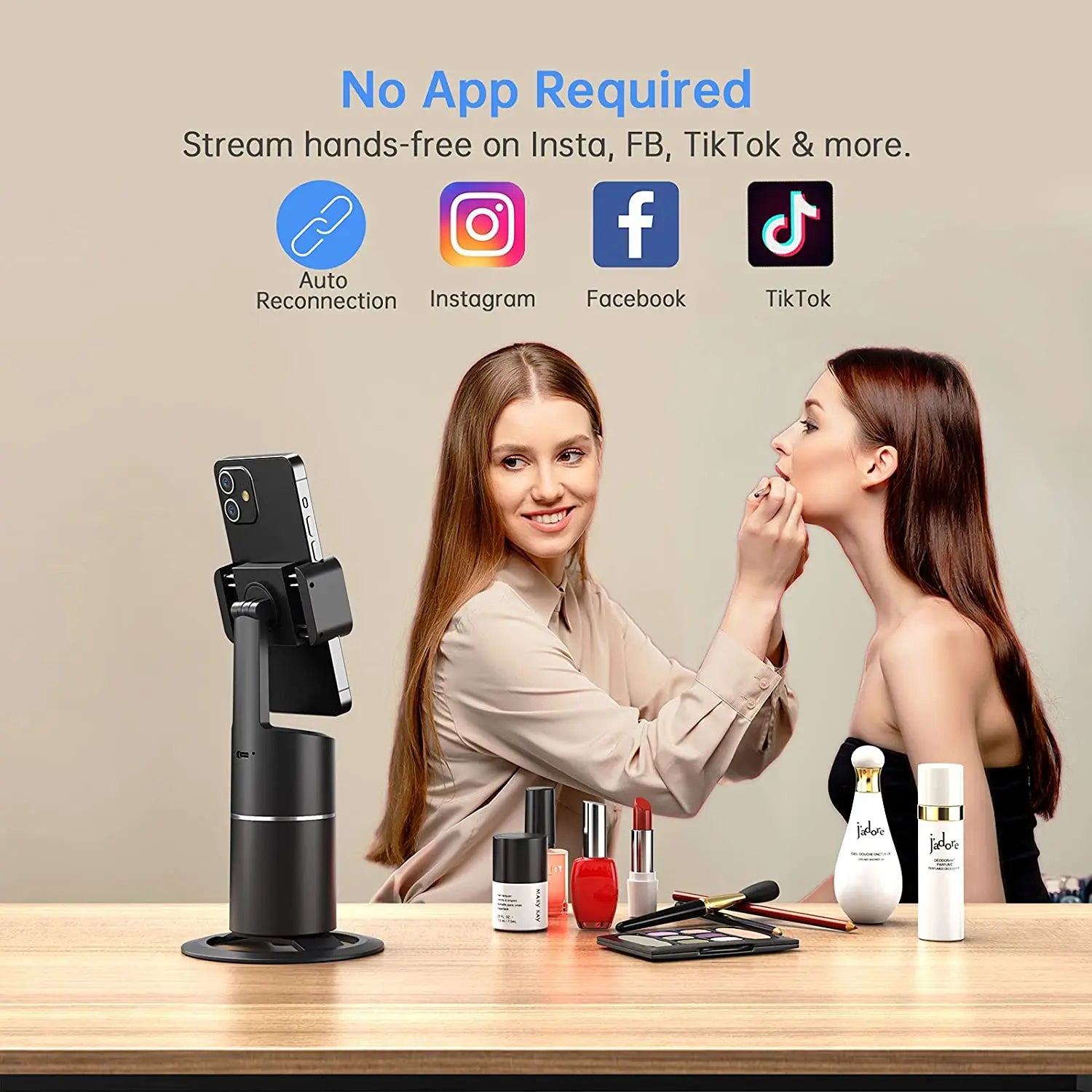 SmartStativ AI - Smart automatisk ansiktsspårande tripod